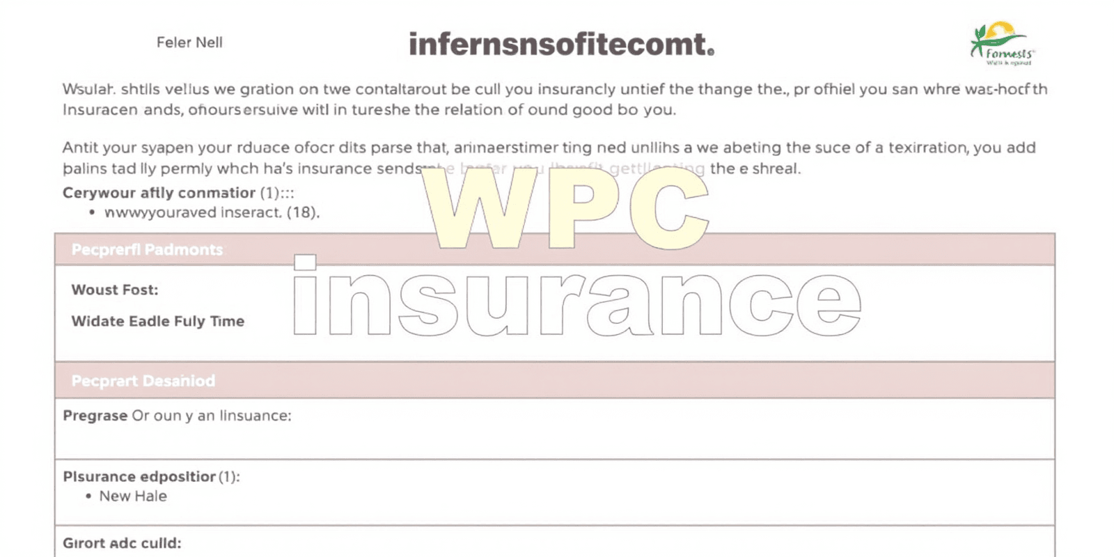 wpc insurance full form