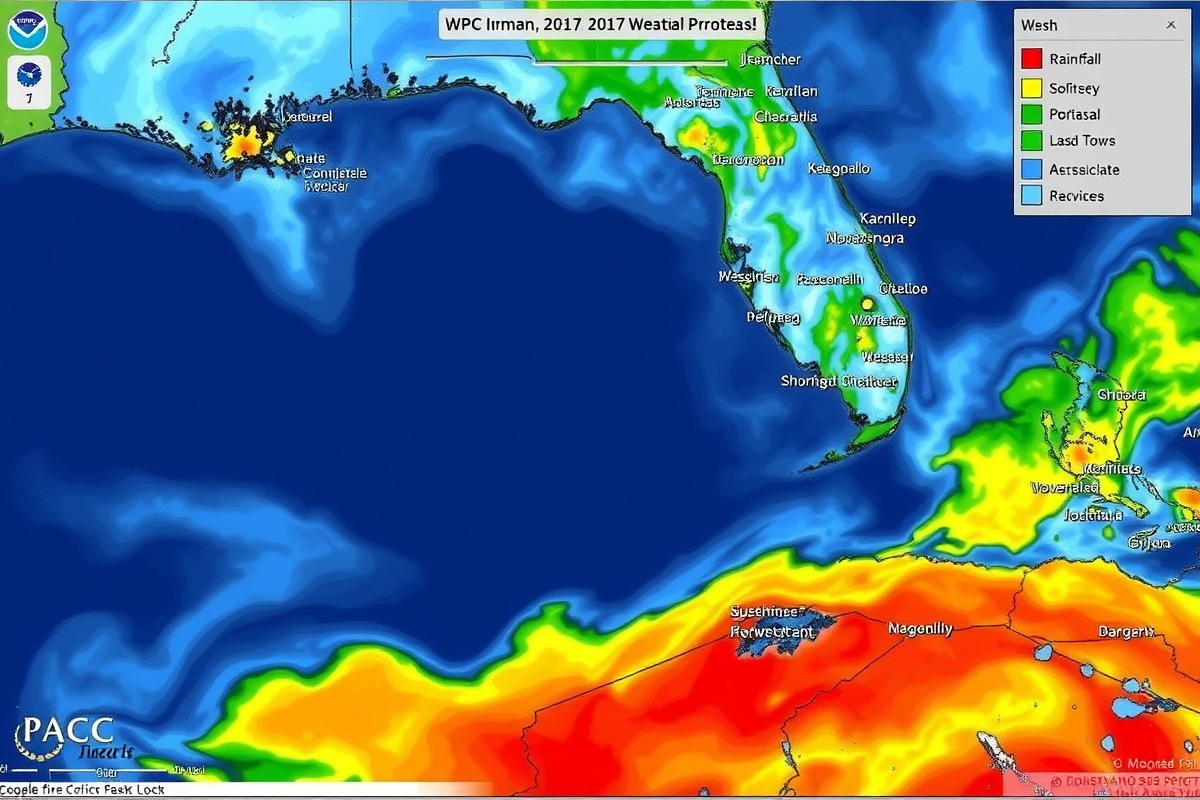 wpc irma 2017 rainfall map