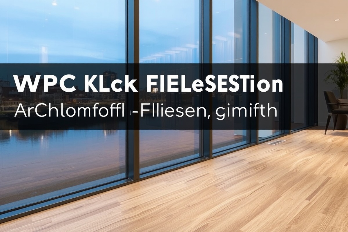 WPC Klick Fliesen Aktion: An Eco-Friendly Flooring Solution