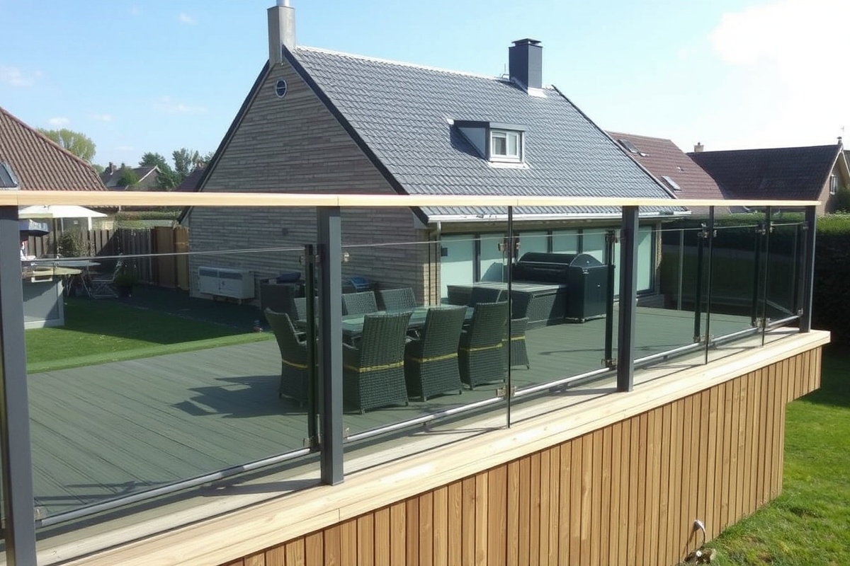 wpc klick fliesen verlegen balkon