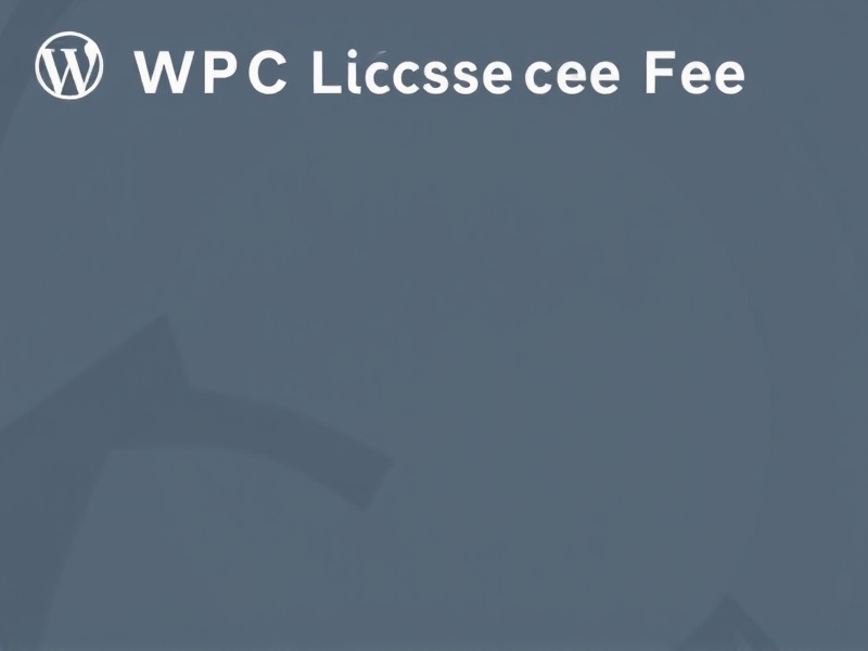 wpc license fee