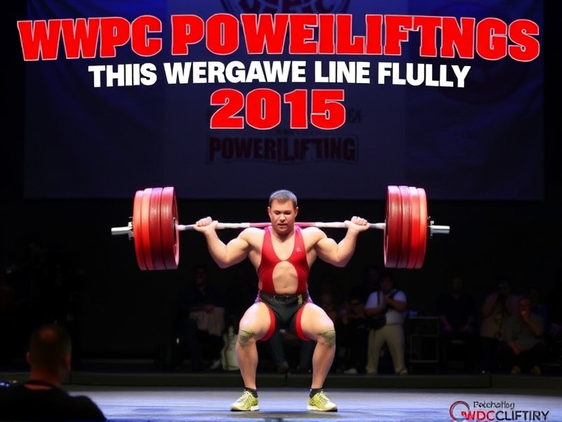 WPC Powerlifting 2015: The Road to Glory