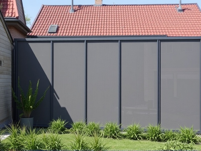 WPC Sichtschutz Hellgrau: A Sustainable Privacy Solution
