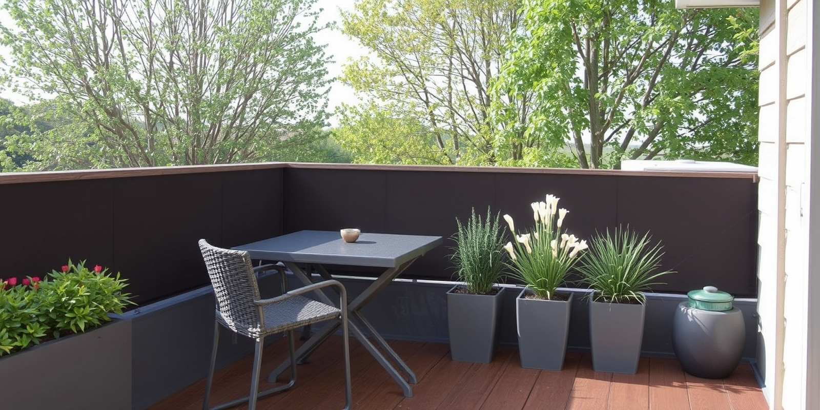 WPC Terraces: Choosing the Right Privacy Screen