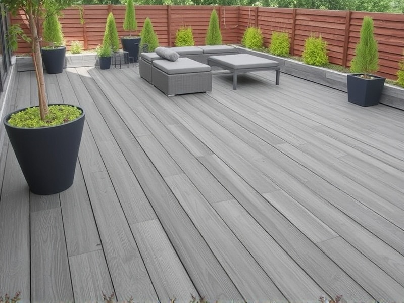 WPC Terrassen Dielen Massiv Grau: A Sustainable Outdoor Flooring Solution