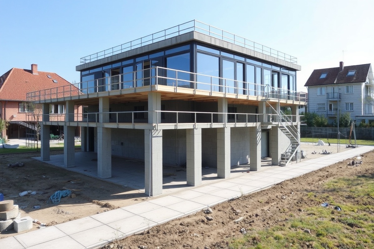 wpc unterkonstruktion auf beton
