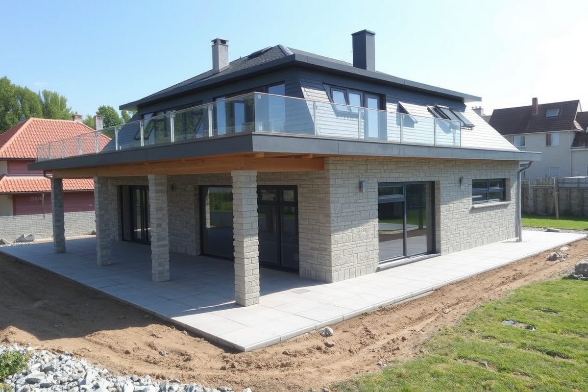 wpc unterkonstruktion beton
