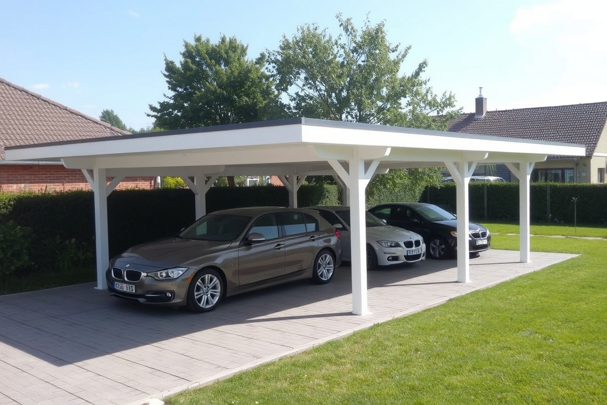 wpc verkleidung carport