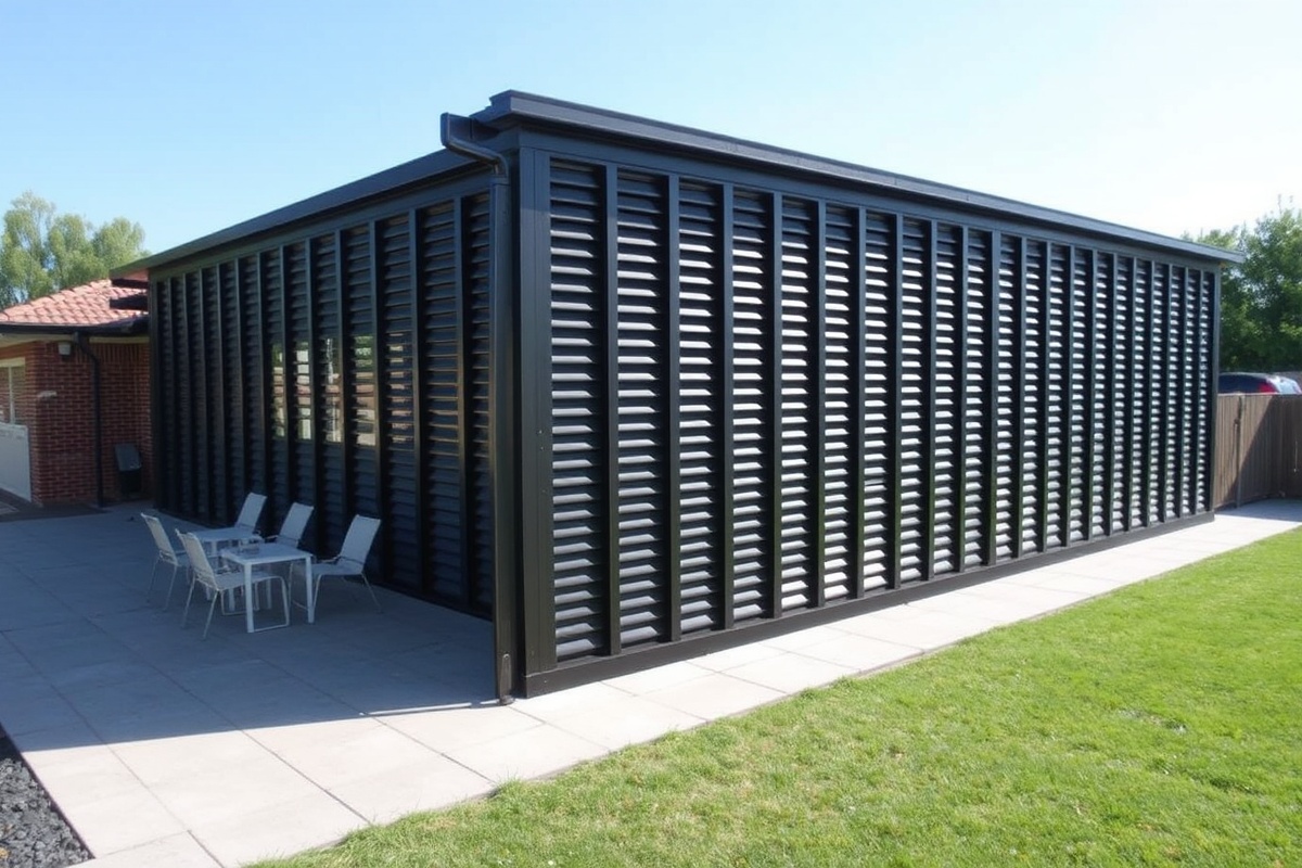 WPC Vertical Louvers: A Sustainable Choice for Outdoor Spaces