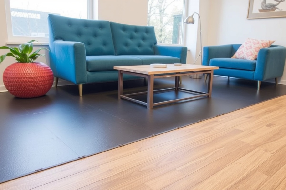 wpc vinyl floor with grippers