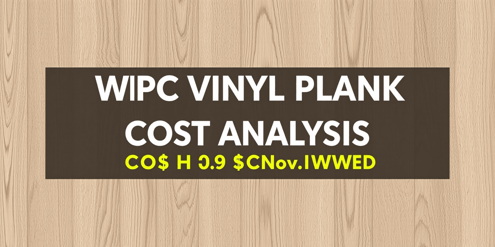 WPC Vinyl Plank Flooring Cost Analysis: A Comprehensive Guide
