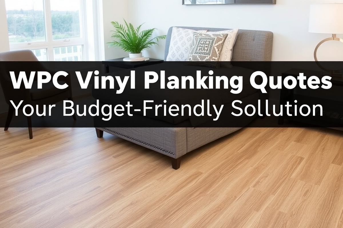 WPC Vinyl Plank Flooring Quotes: Your Budget-Friendly DIY Solution