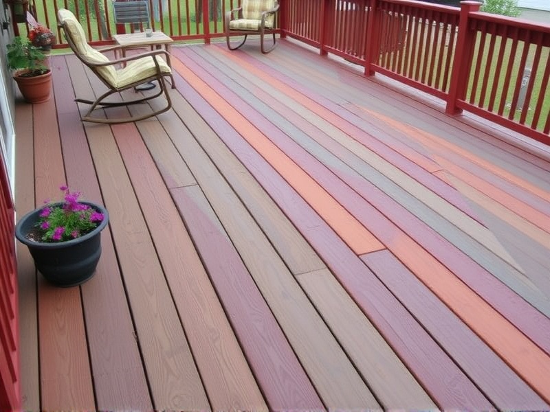 colored composite decking