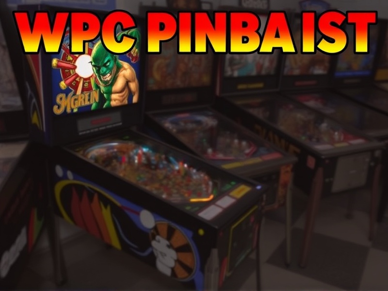 WPC Pinball List: Top Titles for Your Collection